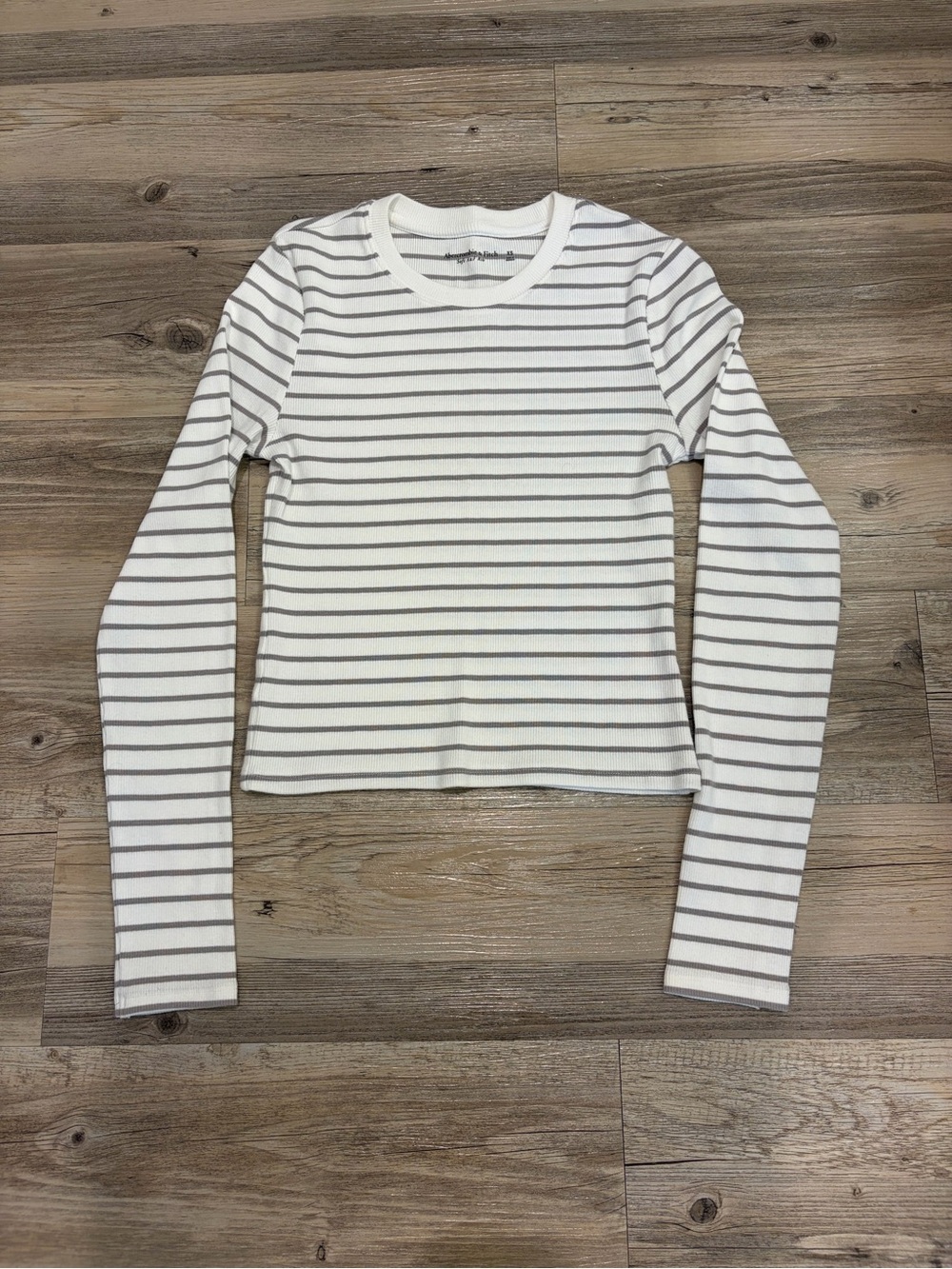 Abercrombie Soft Ribbed Long Sleeve Tee